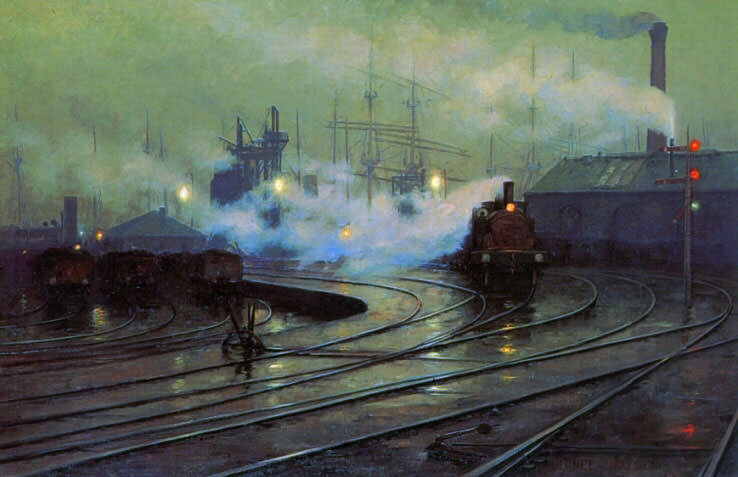 The Docks at Cardiff. Lionel Walden