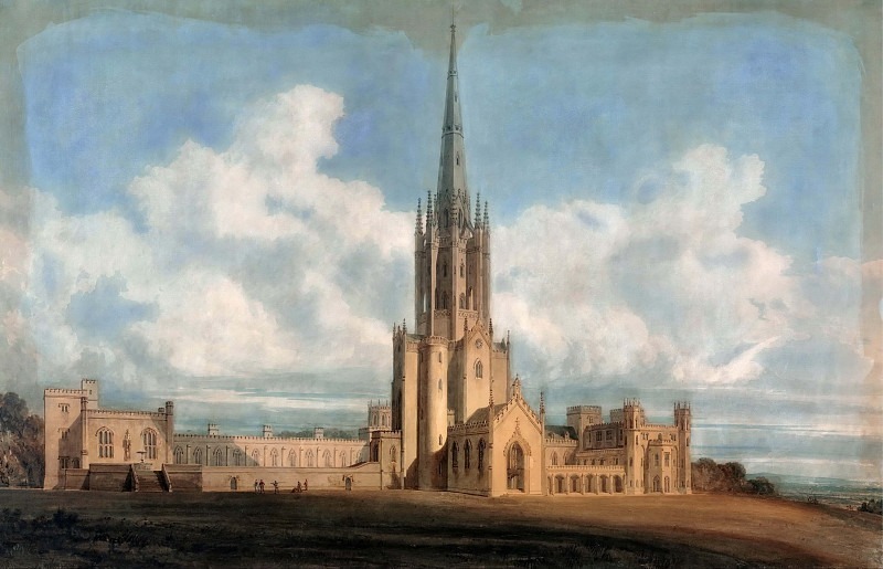 Projected Design for Fonthill Abbey, Wiltshire. James Wyatt