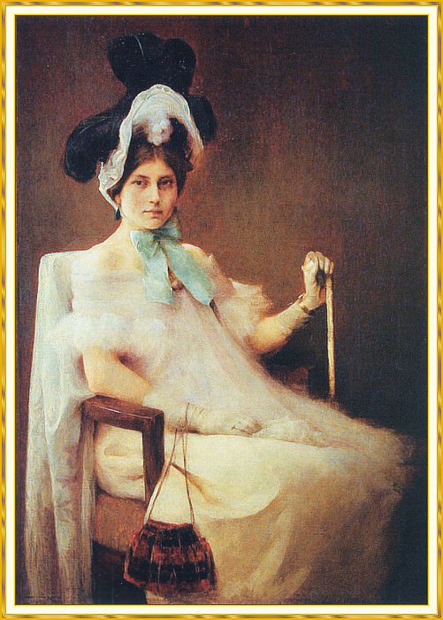 Девушка в 1830 году (Портрет мисс М.П.). Сьюзен Уоткинс