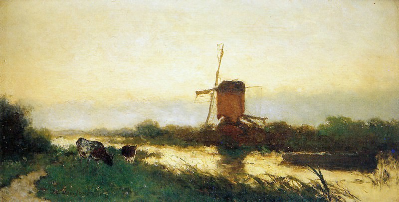 Weissenbruch Jan Landscape at Noorden Sun. Иохан Хендрик Вейсенбрух