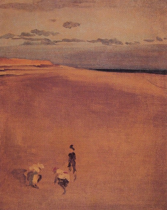 The Beach at Selsey Bill. James Abbott Mcneill Whistler