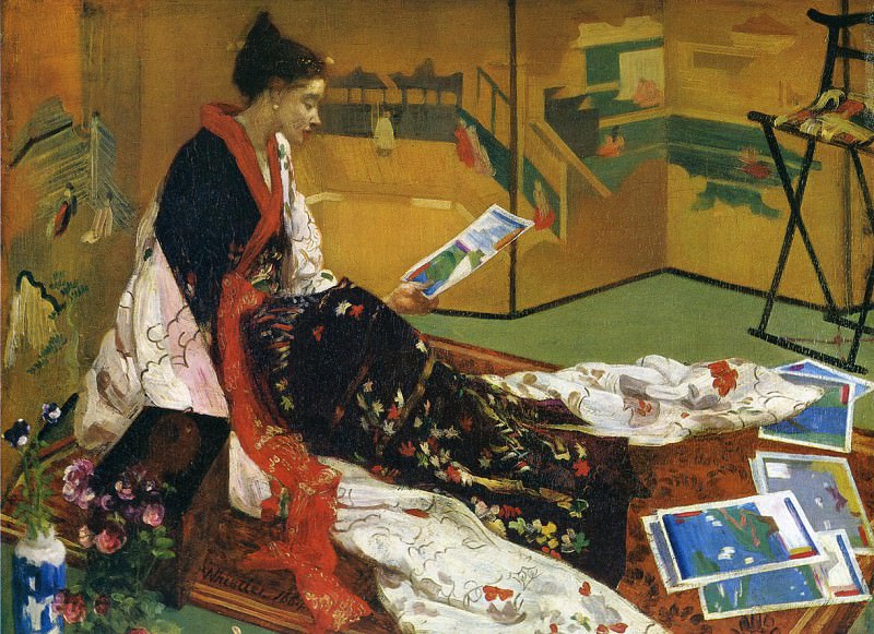 Whistler Caprice in Purple and Gold The Golden Screen. James Abbott Mcneill Whistler