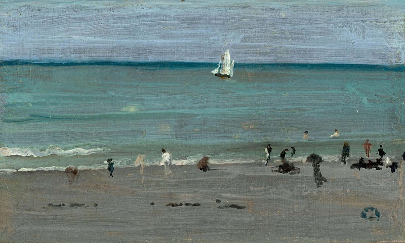 Coast Scene, Bathers. James Abbott Mcneill Whistler