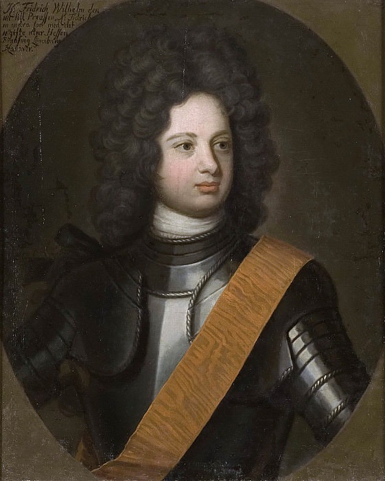 Fredrik Vilhelm I (1688-1740), King of Prussia. Friedrich Wilhelm Weidemann (After)