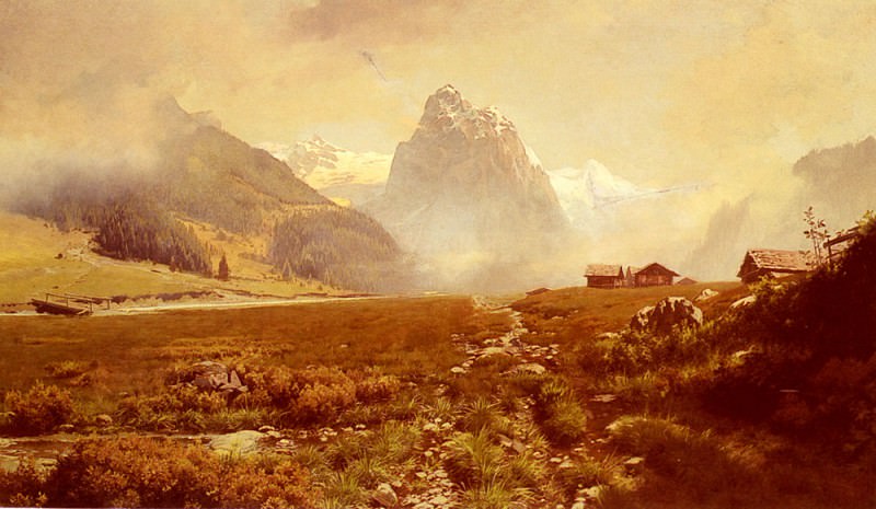 Waugh Frederick Judd The Swiss Alps. Фредерик Джадд Уо