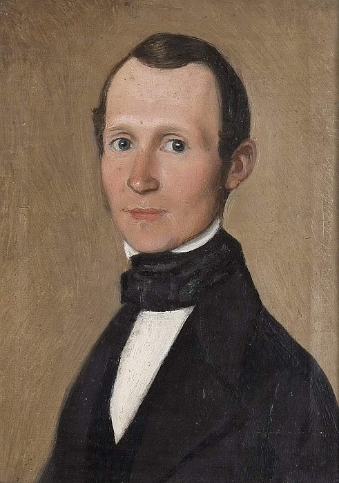 Fredrik Signeul (1810 - 1890), colorist, children's home director in Uddevalla. Alexis Wetterbergh