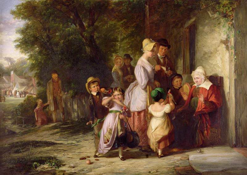 Returning from the Fair. Thomas Webster