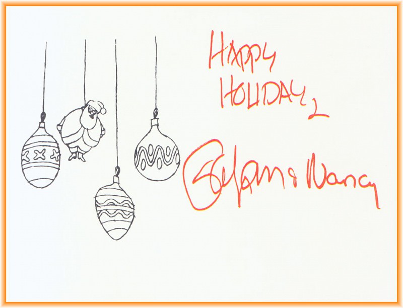 WilsonGahan 1 Artists Christmas Cards-WeaSnF. Gahan Wilson