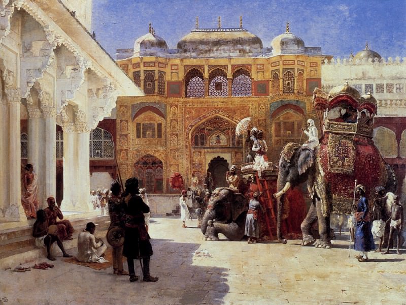 Weeks Edwin Arrival Of Prince Humbert The Rajah At The Palace Of Amber. Эдвин Лорд Недели