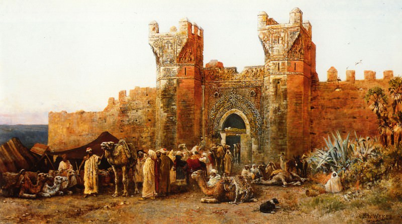 Weeks Edwin Lord Gate of Shehal Morocco. Edwin Lord Weeks
