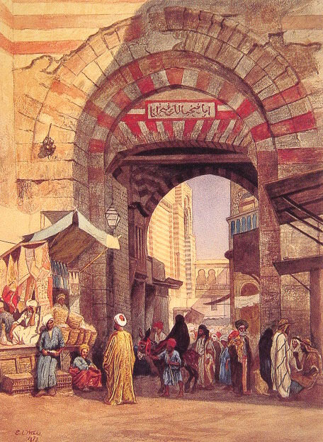 The Moorish Bazaar. Edwin Lord Weeks