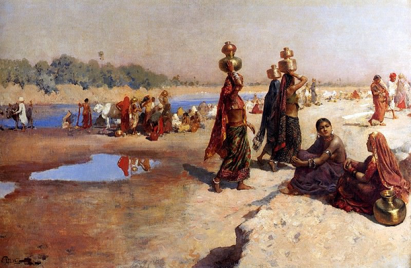 Weeks Edwin Water Carriers Of The Ganges. Эдвин Лорд Недели