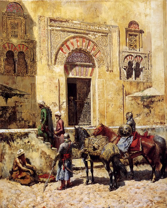 Weeks Edwin Entering The Mosque 1885. Эдвин Лорд Недели