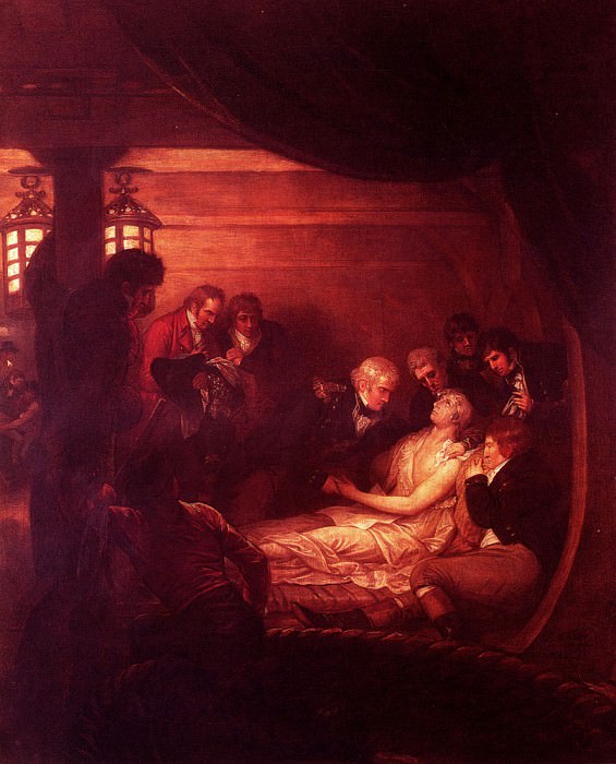 The Death Of Nelson. Benjamin West