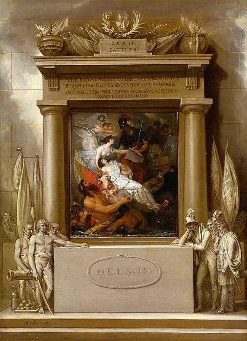 The Apotheosis of Nelson. Benjamin West