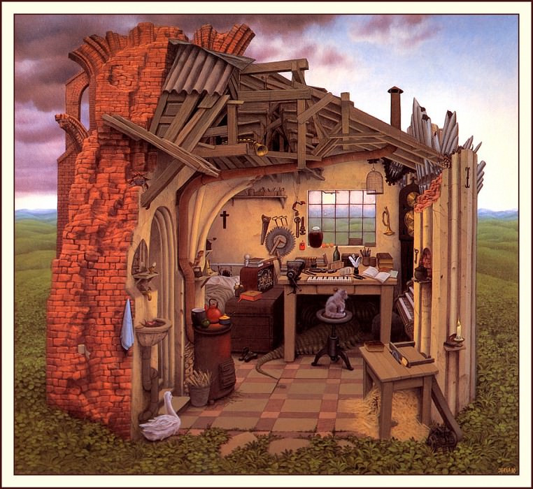 bs-ahp- Jacek Yerka- An Afternoon With The Brothers Grimm. Яцек Йерка