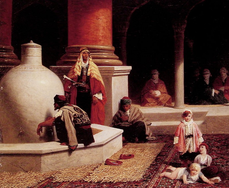 In the Harem. Adolphe Yvon