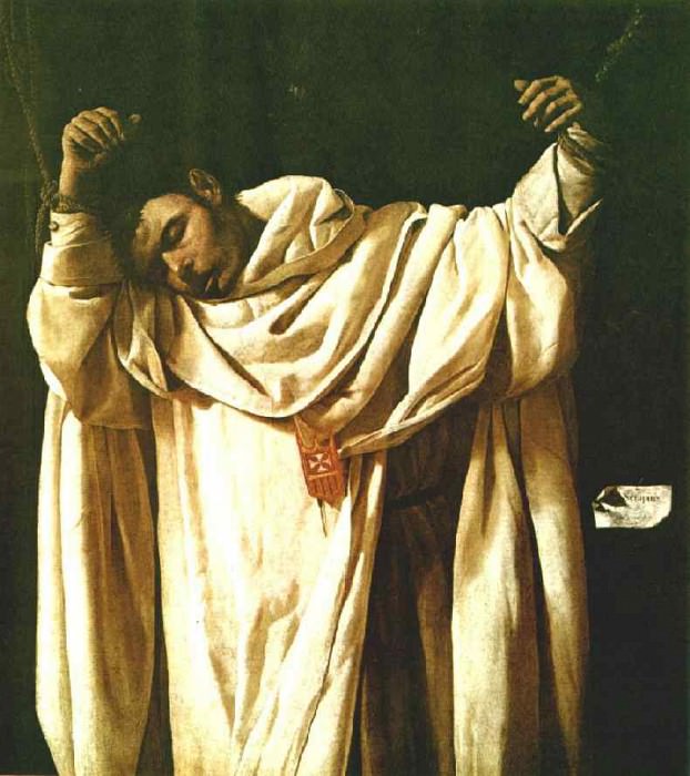 Zurbaran Saint Serapion, 1628, Wadsworth Atheneum, Hartford,. Francisco De Zurbaran