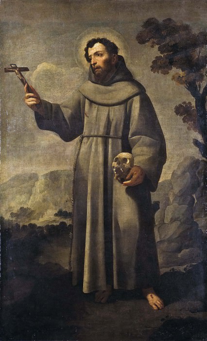 St. Francis. Francisco De Zurbaran (School)