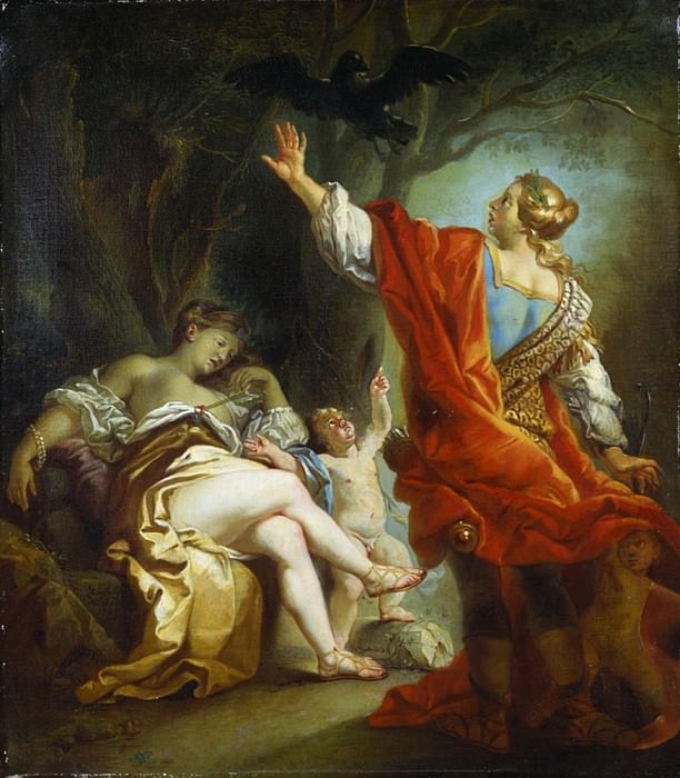 Apollo Slaying Coronis. Johann Zoffany