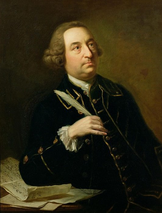 Джон Кристофер Смит (1712-95), музыкант и личный секретарь Генделя Жикле. Иоганн Цоффани