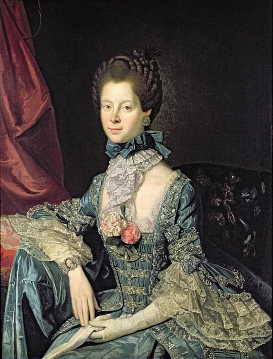 Королева Шарлотта София (1744-1818) жена короля Георга III. Иоганн Цоффани