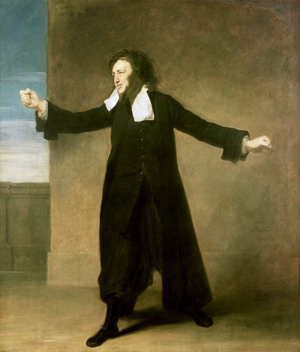 Charles Macklin (c.1697-1797) as Shylock in «The Merchant of Venice» by William Shakespeare. Johann Zoffany
