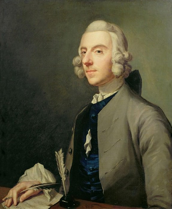 Portrait of Michael Arne (1740-86). Johann Zoffany