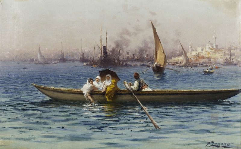 Boat. Fausto Zonaro
