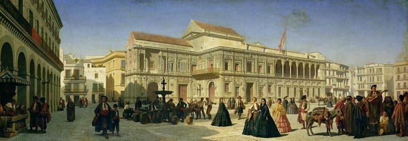 The Plaza de San Francisco and the Ayuntamiento, Seville