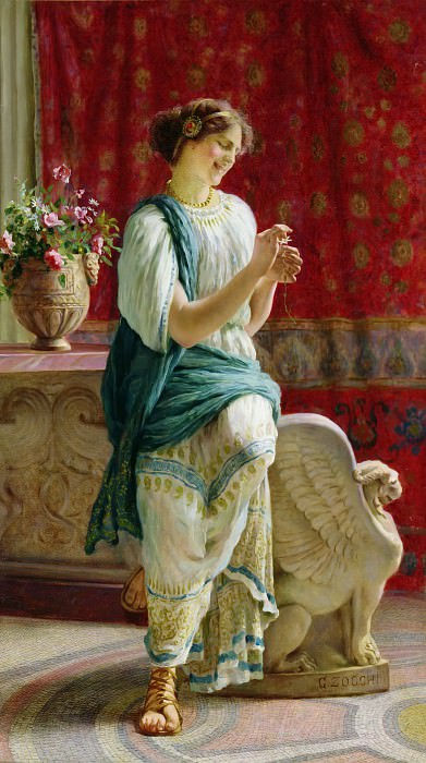 Roman Girl. Guglielmo Zocchi