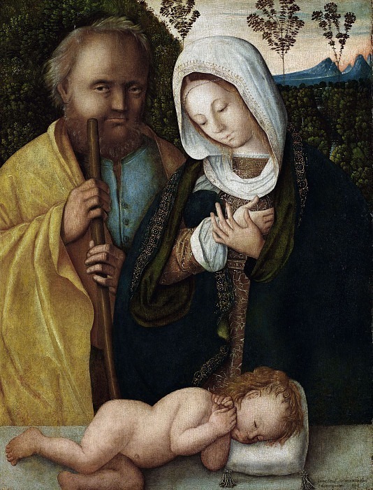 Holy Family. Bernardino di Bosio Zaganelli (da Cotignola)