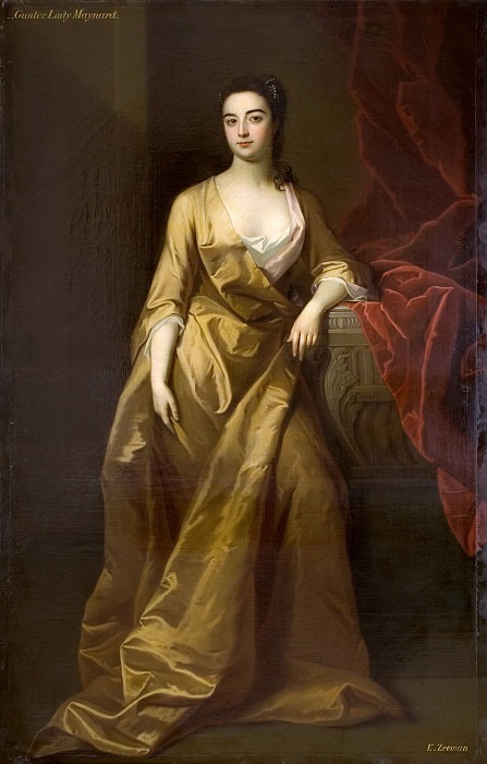 Portrait Of A Lady Maynard. Enoch Zeeman (Seeman)