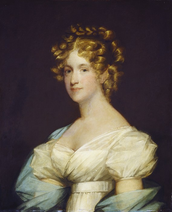 Gilbert Stuart, completed by an unknown artist - Charlotte Morton Dexter (Mrs. Andrew Dexter). National Gallery of Art (Washington)