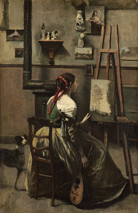 Jean-Baptiste-Camille Corot - The Artist’s Studio. National Gallery of Art (Washington)