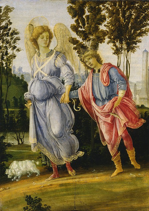 Filippino Lippi - Tobias and the Angel. National Gallery of Art (Washington)