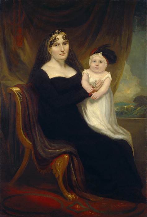Американский или британский художник 19-го века - Мать и дитя. Национальная галерея искусств (Вашингтон)