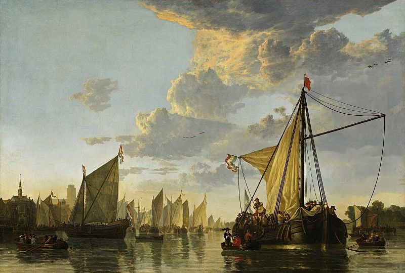 Aelbert Cuyp - The Maas at Dordrecht. National Gallery of Art (Washington)