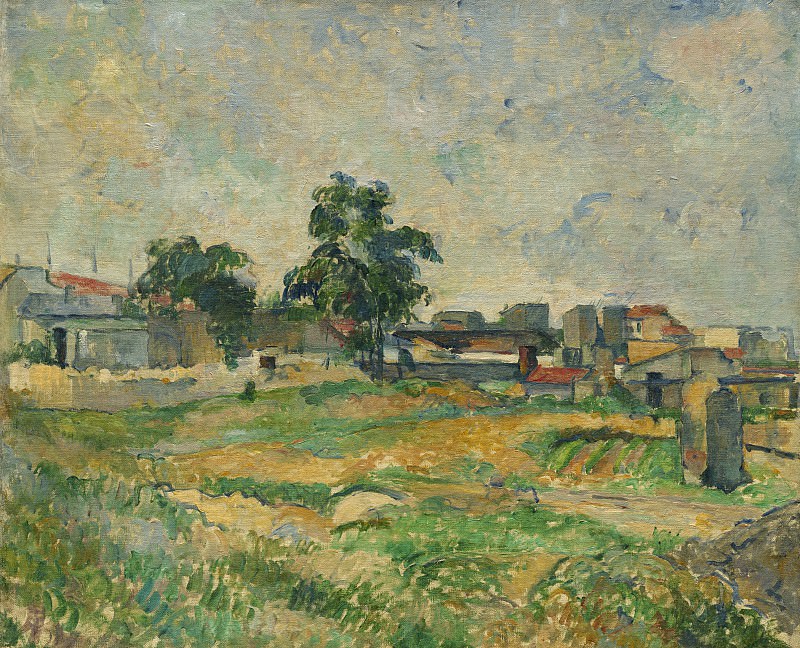 Paul Cezanne - Landscape near Paris. National Gallery of Art (Washington)