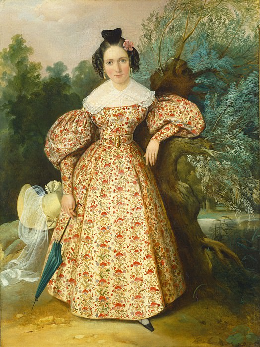 Unknown 19th Century - Portrait of a Young Lady. National Gallery of Art (Washington)