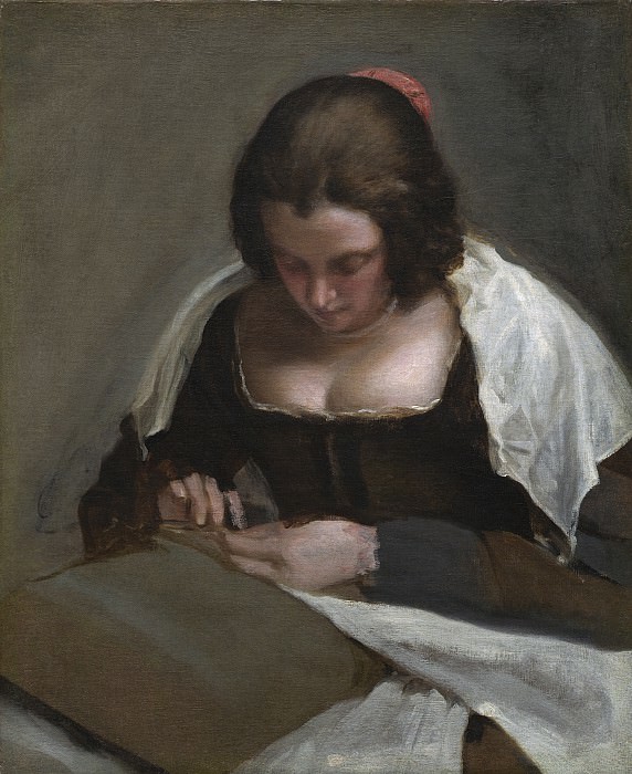Diego Velazquez - The Needlewoman. National Gallery of Art (Washington)