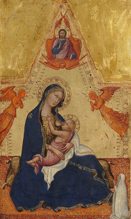 Андреа ди Бартоло - Мадонна с младенцем. Национальная галерея искусств (Вашингтон) (лицевая сторона)