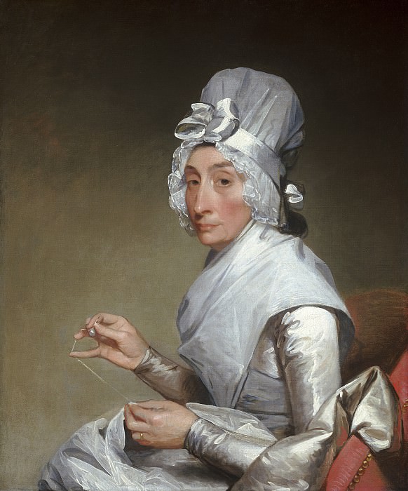 Gilbert Stuart - Catherine Brass Yates (Mrs. Richard Yates). National Gallery of Art (Washington)