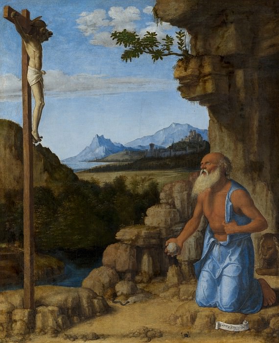 Cima da Conegliano - Saint Jerome in the Wilderness. National Gallery of Art (Washington)