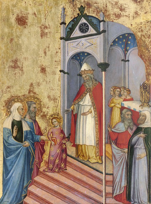 Andrea di Bartolo - The Presentation of the Virgin. National Gallery of Art (Washington)