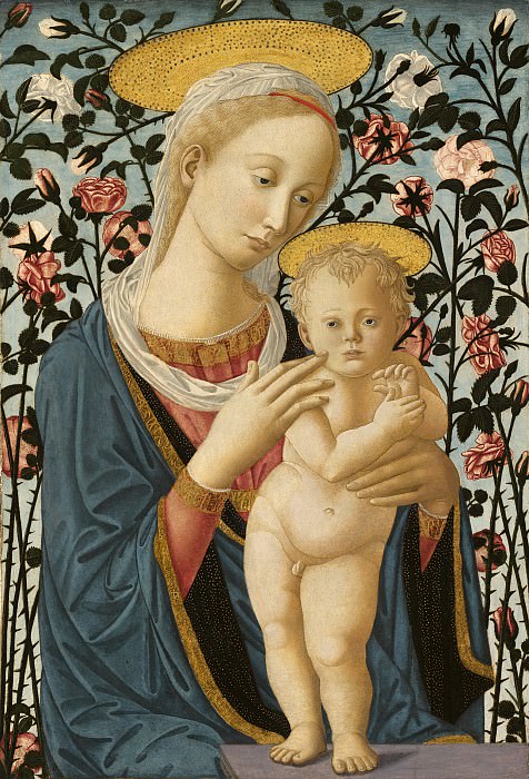 Follower of Fra Filippo Lippi and Pesellino - Madonna and Child. National Gallery of Art (Washington)