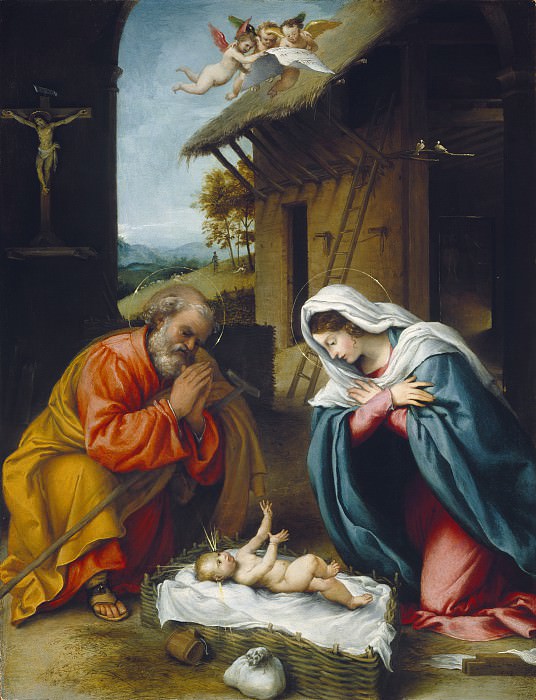 Lorenzo Lotto – The Nativity, National Gallery of Art (Washington)