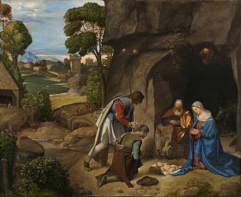 Giorgione - The Adoration of the Shepherds. National Gallery of Art (Washington)