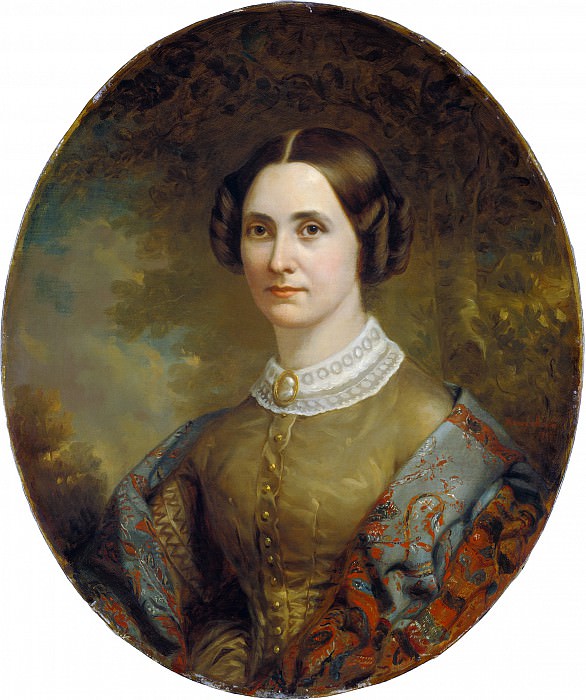 Американский художник 19-го века - Женский портрет. Национальная галерея искусств (Вашингтон)