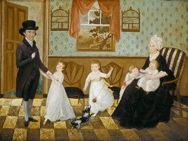 Американский художник 19 века - Семья Сарджент. Национальная галерея искусств (Вашингтон)